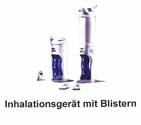 Inhalationsgerät mit Blistern