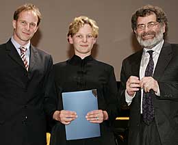 Prof. Dr. Wolfgang Kerner, Dr. Susanne Neschen und Dr. Stephan Silbermann (v.r.n.l.).