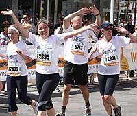 Teilnehmer beim Novo Nordisk Gutenberg Marathon