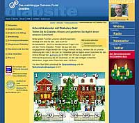 Adventskalender mit Diabetes-Quiz