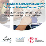 Flyer zum 3. Diabetes-Informationstag am DDZ