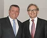 Hermann Gröhe, Bundesminister für Gesundheit und Prof. Dr. Michael Roden, Wissenschaftlicher Geschäftsführer und Vorstand des DDZ.
