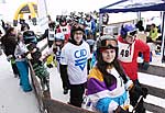 Jugendliche mit Diabetes und Asthma beim Training für den CJD-Skimarathon