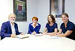 Das Forschungsteam mit Professor Dr. Siegfried Geyer