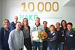 Das NAKO-Team begrüßte den 10.000. Teilnehmer