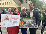 Sabrina Vité (Diabetologin), Nicole Mattig-Fabian (diabetesDE) und Dr. Tobias Wiesner (BVND und DDG)