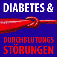 Durchblutungsstörungen durch Diabetes und Adipositas.