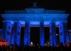 Brandenburger Tor in Blau