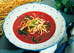 Tomatensuppe mit Spätzle