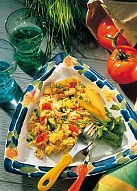 Leichter Reissalat mit Mango