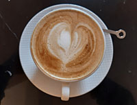 Kaffee mit Herz.